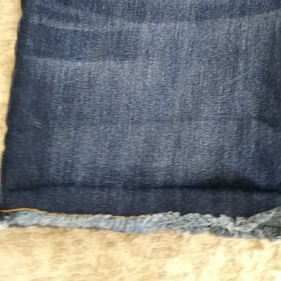 NEW Old Navy Mid-Length Stretch Extensible Denim Shorts Girls 12R Dark Wash - Picture 10 of 15